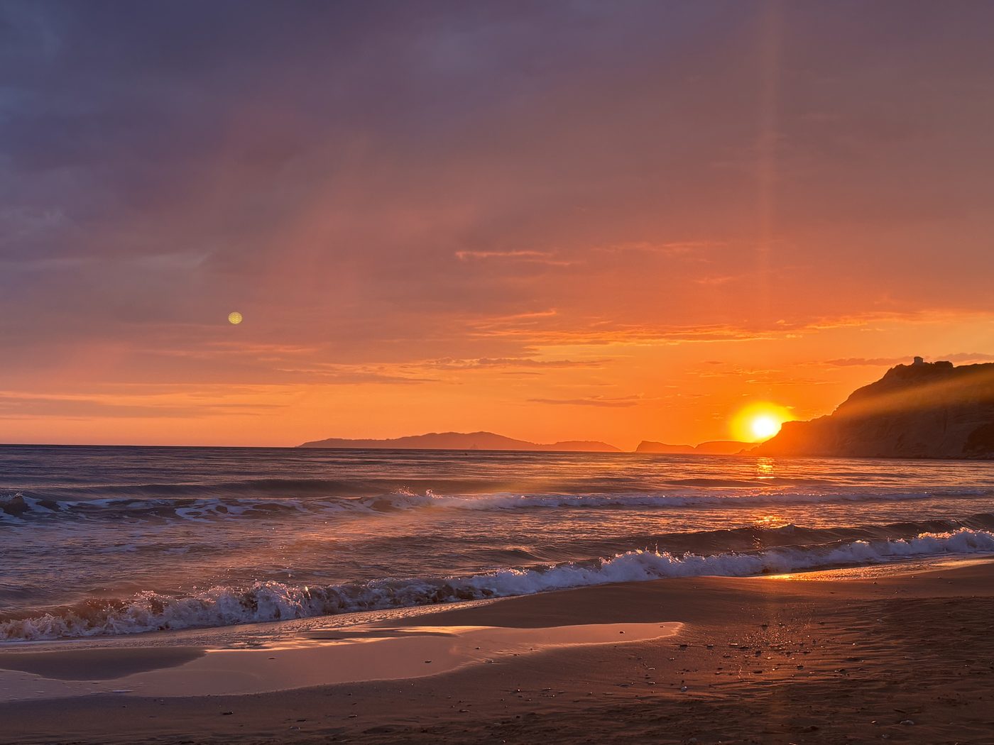 Arillas sunset